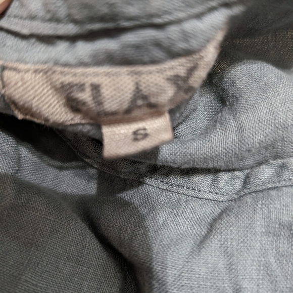 FLAX Linen Sleeveless Tunic Dress - Picture 3 of 5